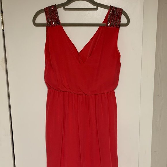 Zara Trafaluc | Women's Bright Pink Sleeveless Cocktail Dress Size Medium - Picture 2 of 6